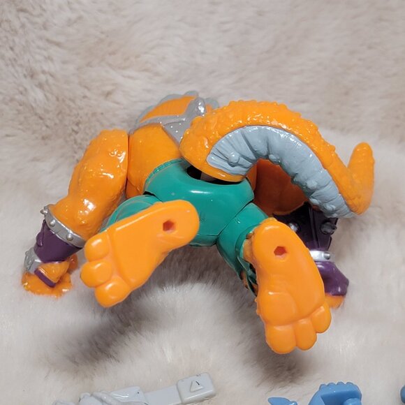 Triceraton 100% Complete Teenage Mutant Ninja Turtle TMNT Playmates 1990 Vintage - Picture 6 of 6